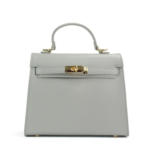 Poseta Piele Thea Slim - GRI-DESCHIS - Img 2