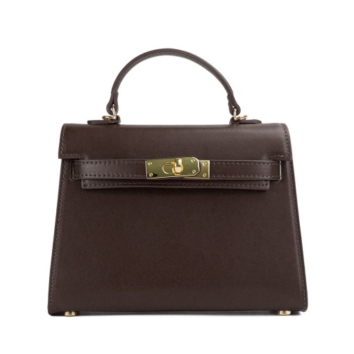 Poseta Piele Thea Slim - MARO-INCHIS - Img 2