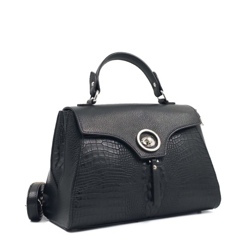 Poseta Piele Antonina - NEGRU