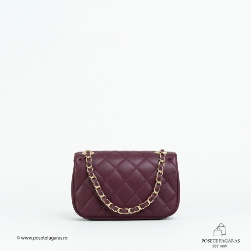 Poseta Piele Baby Ruby - BORDO - Img 3
