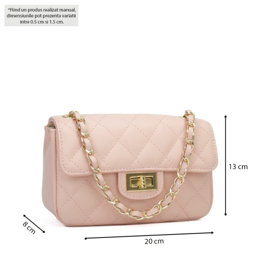 Poseta Piele Baby Ruby - ROZ - Img 5