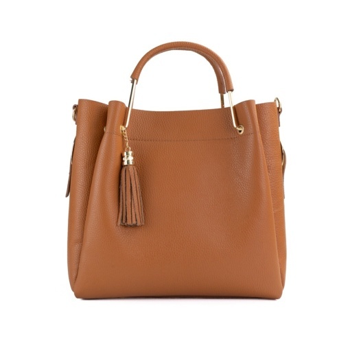 Poseta Piele Bryna - CAMEL - Img 2