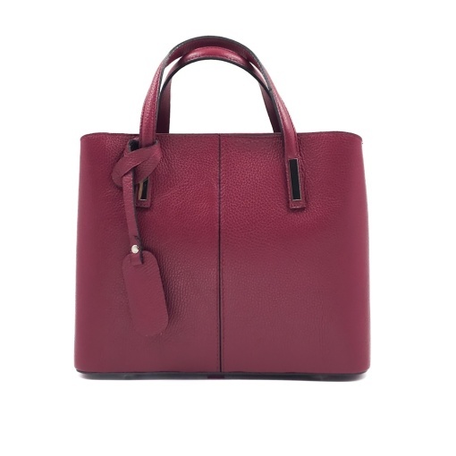 Poseta Piele Emanuelle - BORDO - Img 2