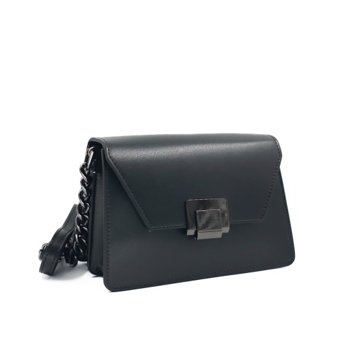 Poseta Piele Emilia - NEGRU
