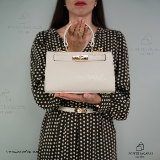 Poseta Piele Gloria - GRI-DESCHIS - Img 6