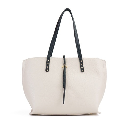 Poseta Piele Isabelle - BEJ-NEGRU - Img 2
