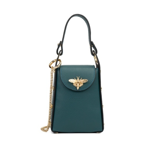 Poseta Piele Lia - VERDE SMARALD - Img 2