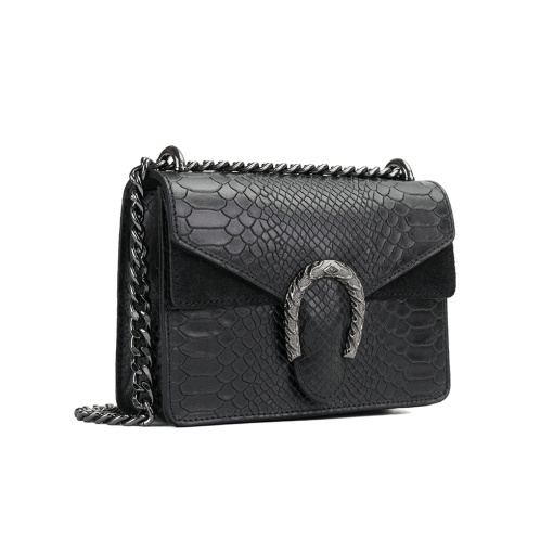 Poseta Piele Mini Carla - NEGRU