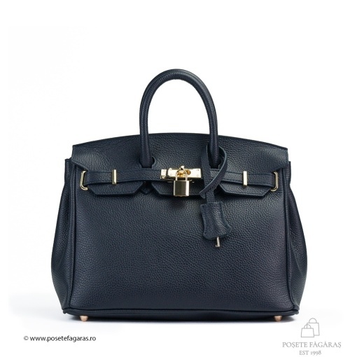Poseta Piele Mini Edith - BLEUMARIN - Img 2