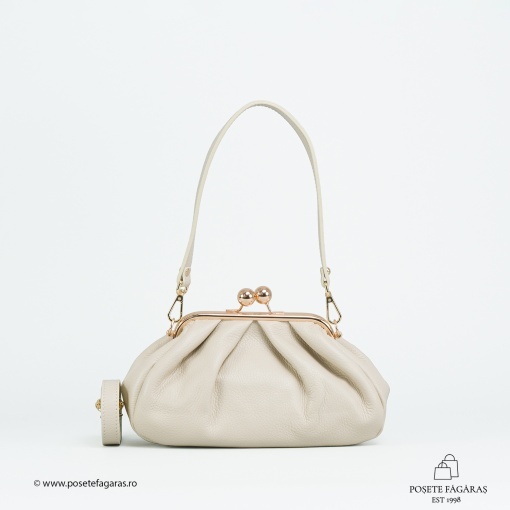 Poseta Piele Mini Lilith - BEJ - Img 2