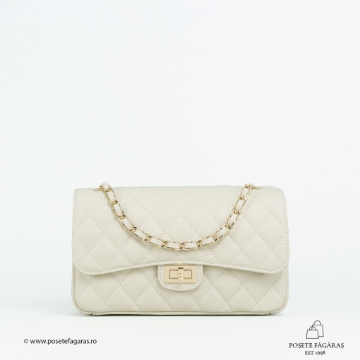 Poseta Piele Mini Ruby - BEJ - Img 2