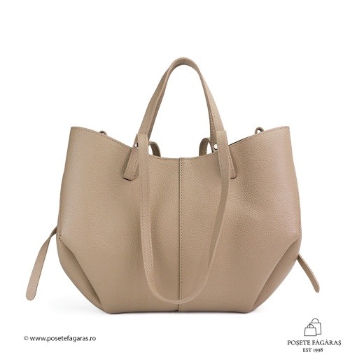 Poseta Piele Mirai - CREM - Img 2