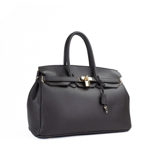 Poseta Piele Old Edith - MARO-INCHIS