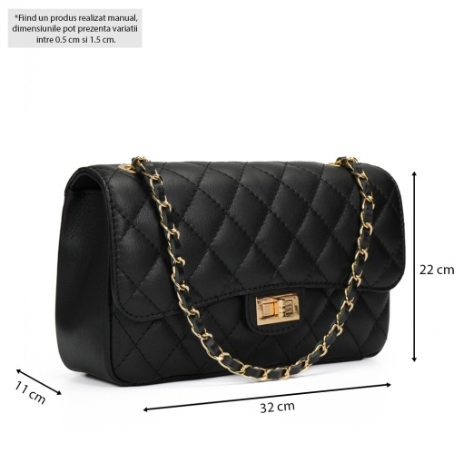 Poseta Piele Ruby - NEGRU - Img 5