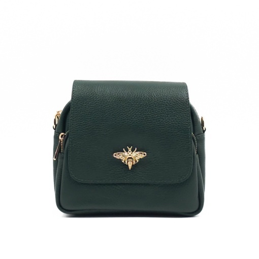 Poseta Piele Simone - VERDE INCHIS - Img 2
