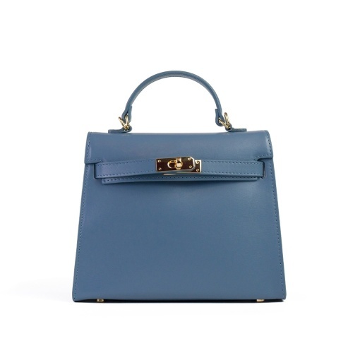 Poseta Piele Thea Slim Mini - ALBASTRU - DESCHIS - Img 2