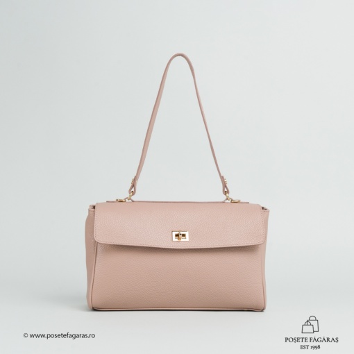 Poseta Piele Victoria - ROZ-PUDRA - Img 2