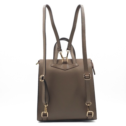 Rucsac Piele Alessa - TAUPE - Img 3
