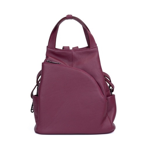Rucsac Piele Charlene - FUCSIA-INCHIS - Img 2