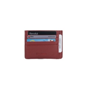 Portcard Piele Terry - BORDO