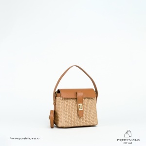 Poseta Linda - Piele & Rafie - CONIAC