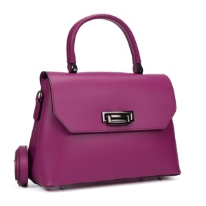 Poseta Piele Alana - FUCSIA-INCHIS