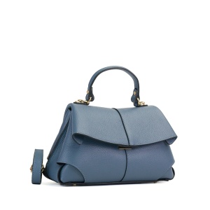 Poseta Piele Amelie - ALBASTRU