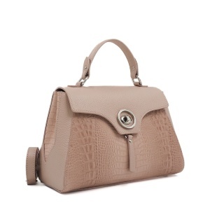 Poseta Piele Antonina - ROZ-PUDRA