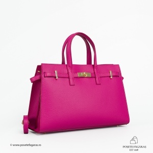 Poseta Piele Celina - FUCSIA