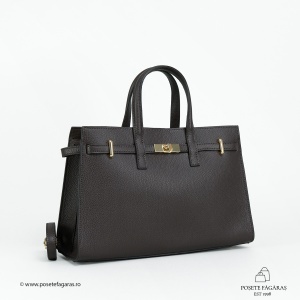 Poseta Piele Celina - MARO INCHIS
