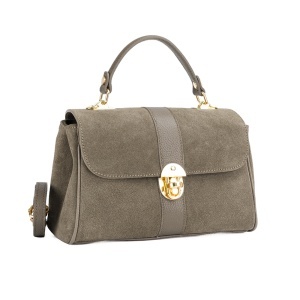Poseta Piele Intoarsa Giulia - TAUPE