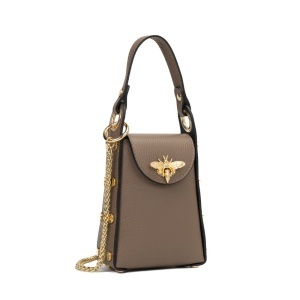 Poseta Piele Lia - TAUPE