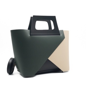 Poseta Piele Mathilda - VERDE INCHIS