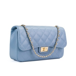 Poseta Piele Mini Ruby - BLEU