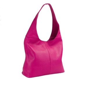 Poseta Piele Nicola - FUCSIA