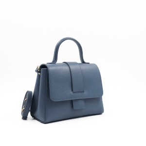 Poseta Piele Olivia - ALBASTRU-DESCHIS