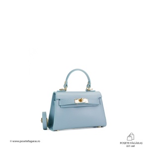 Poseta Piele Thea Baby - BLEU