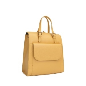 Rucsac Piele Alessa - GALBEN