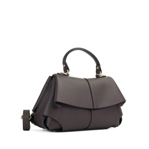 Poseta Piele Amelie - MARO-INCHIS