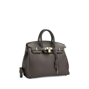 Poseta Piele Baby Edith - MARO-INCHIS