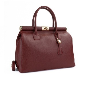 Poseta Piele Jennifer - BORDO