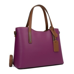 Poseta Piele Michelle - FUCSIA-CONIAC