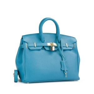 Poseta Piele Mini Edith - ALBASTRU
