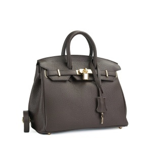 Poseta Piele Mini Edith - MARO-INCHIS