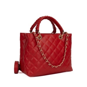 Poseta Piele Mini Georgie - ROSU