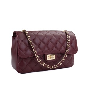 Poseta Piele Mini Ruby - BORDO