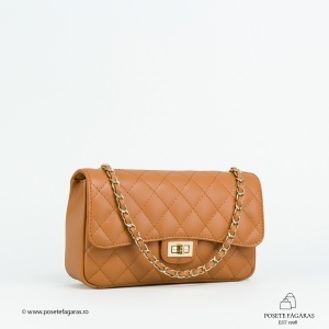 Poseta Piele Mini Ruby - CAMEL