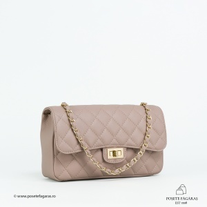 Poseta Piele Mini Ruby - GREJ