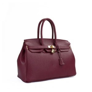 Poseta Piele Old Edith - BORDO