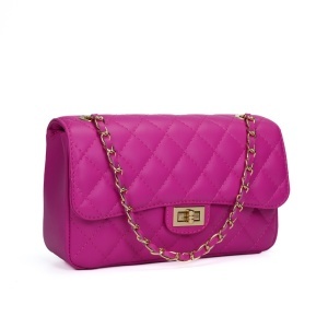 Poseta Piele Ruby - FUCSIA